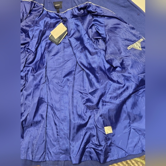 Lands' End 22W Luxe Wool Swing Coat Purple New - Picture 5 of 12